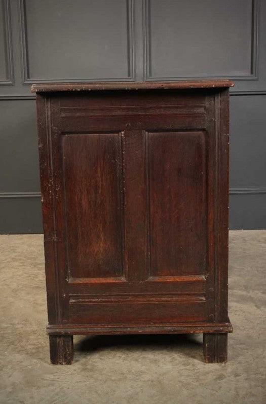 17th Century Carved Oak Mule Chest