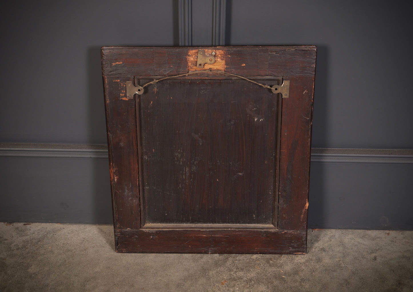 17th Century Mulberry Cushion Wall Mirror