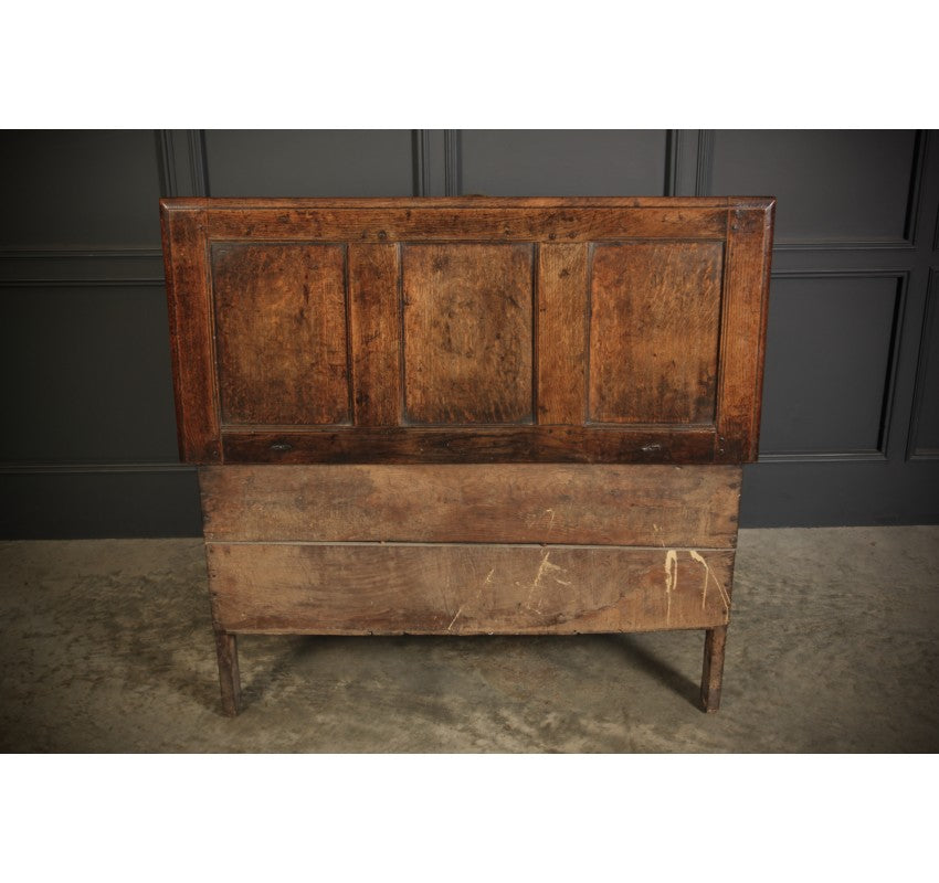 17th Century Solid Oak Blanket Box