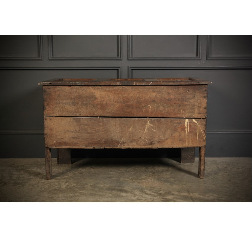 17th Century Solid Oak Blanket Box