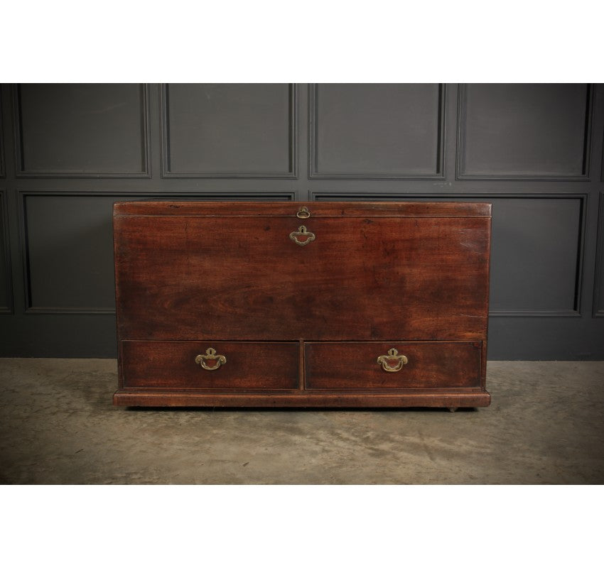 18th Century Rare Mahogany Mule Chest