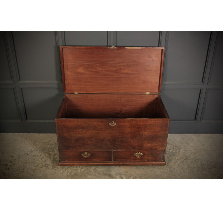 18th Century Rare Mahogany Mule Chest