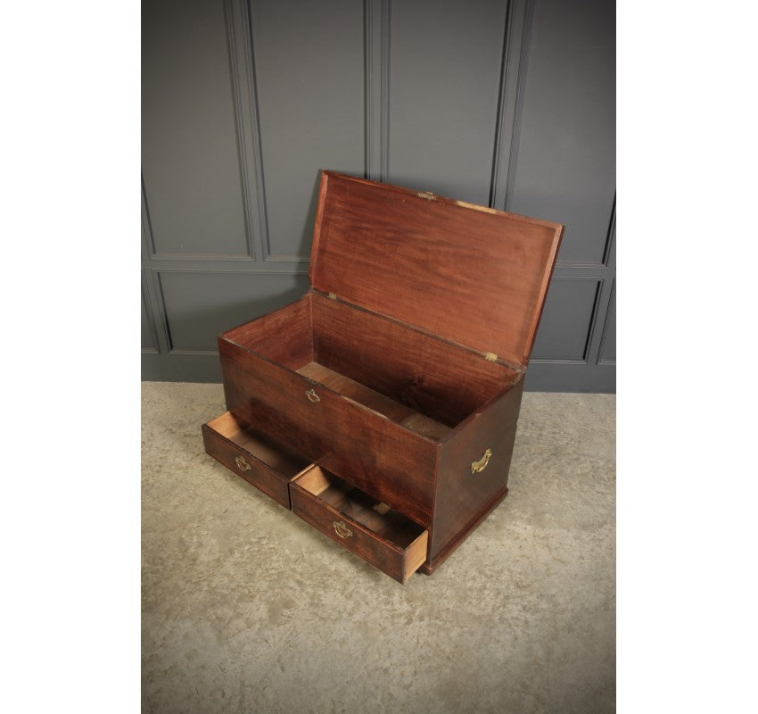 18th Century Rare Mahogany Mule Chest
