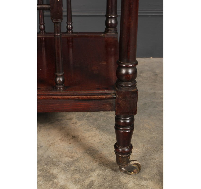 19th Century Slim 4 Tier Mahogany Whatnot