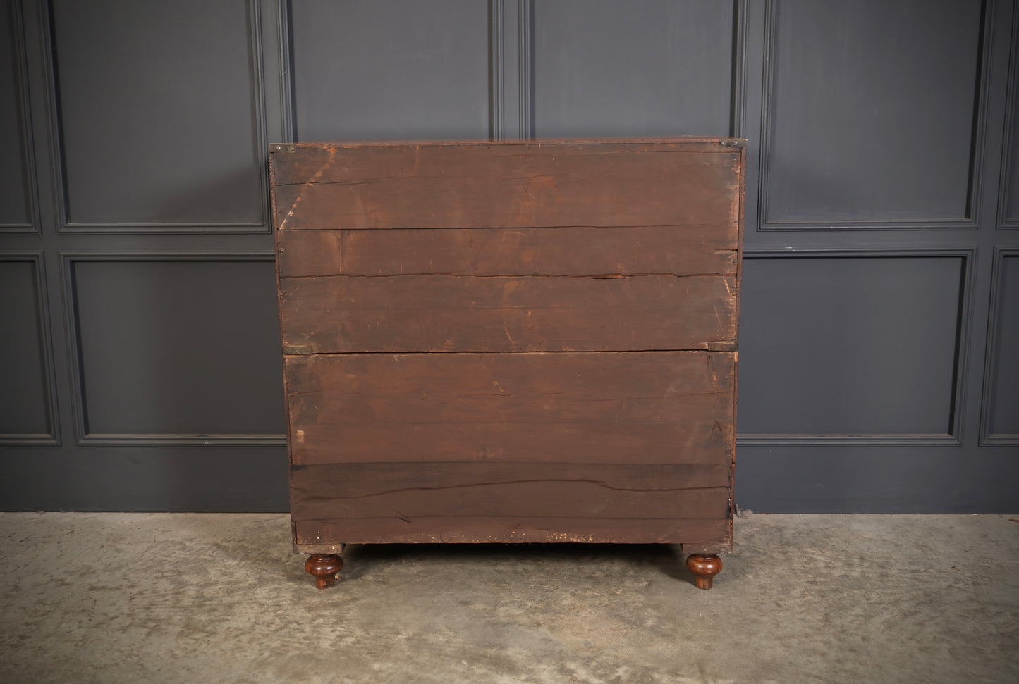 19th Century Teak Military Campaign Chest