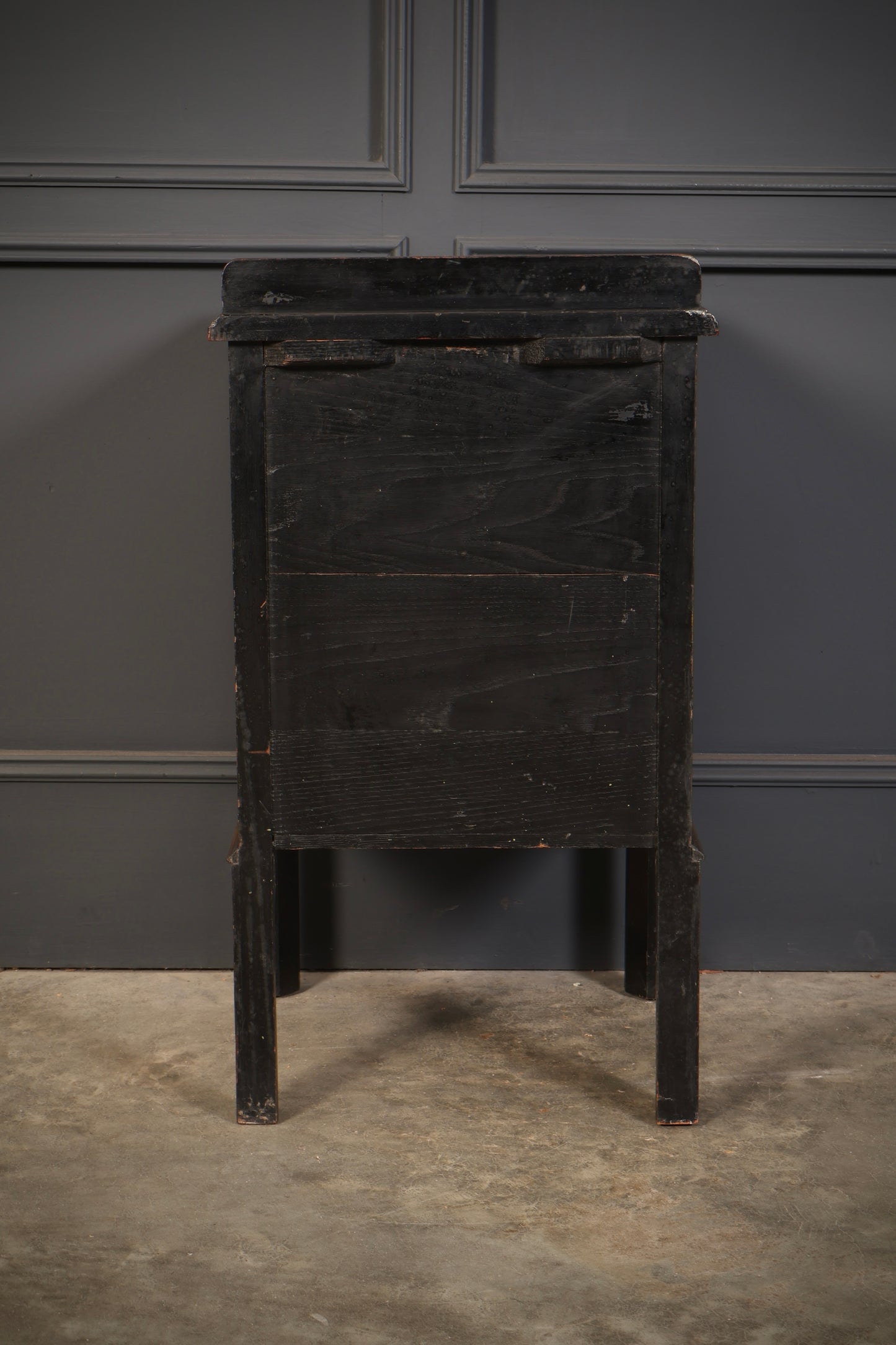 Black Chinoiserie Bedside Cabinet