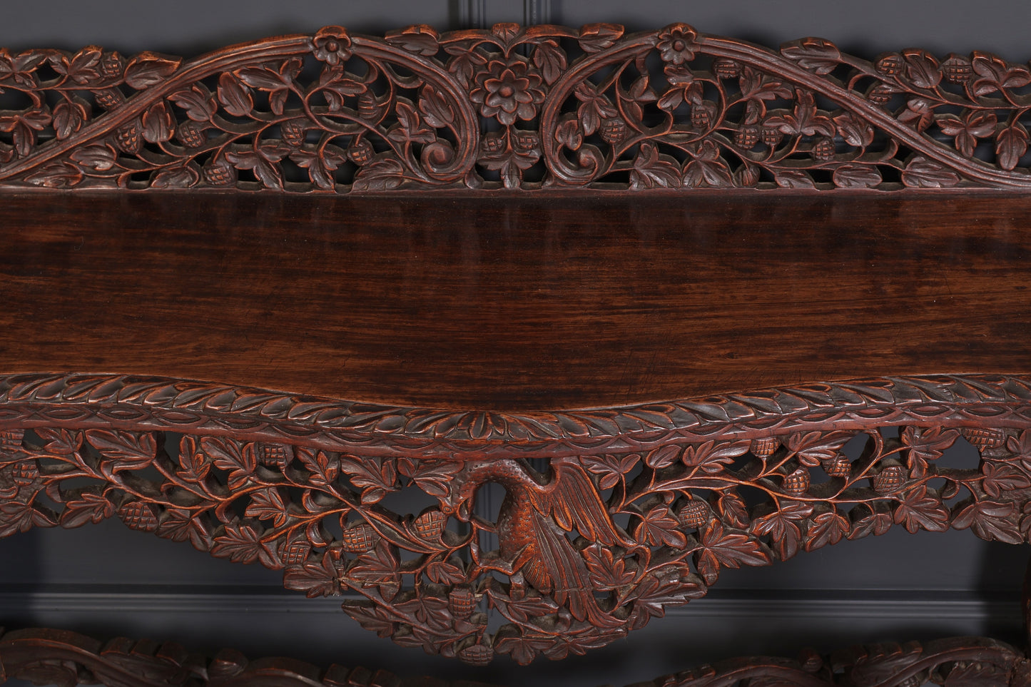 19th Century Carved Burmese Console Table