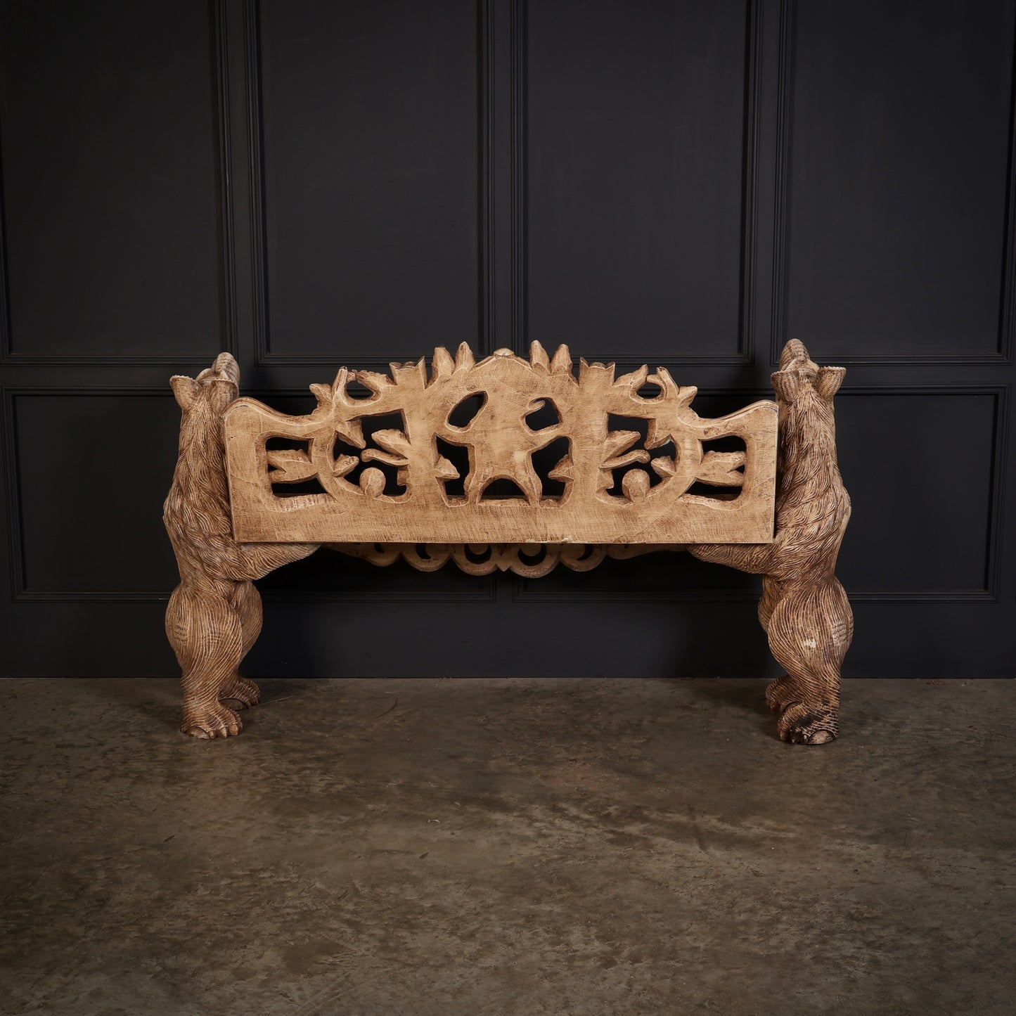 Black Forest Bear Two-Seat Bench