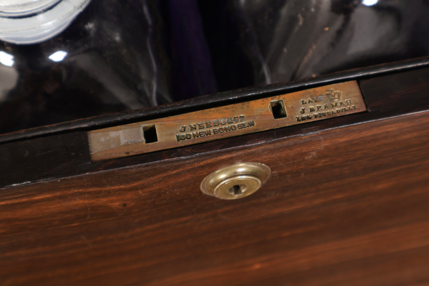 Victorian Coromandel & Brass Mounted Decanter Box