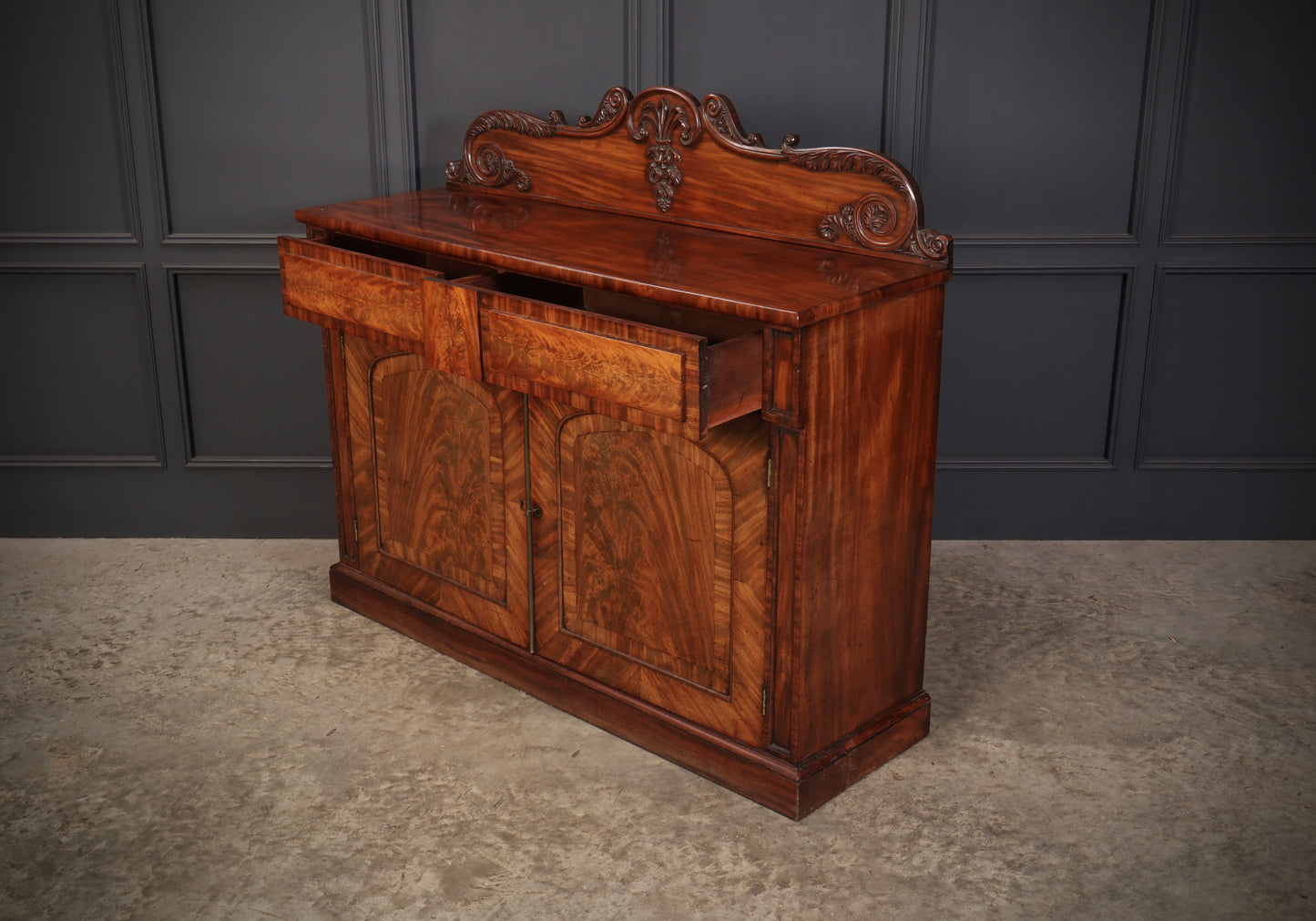 Early Victorian Mahogany Side Cabinet