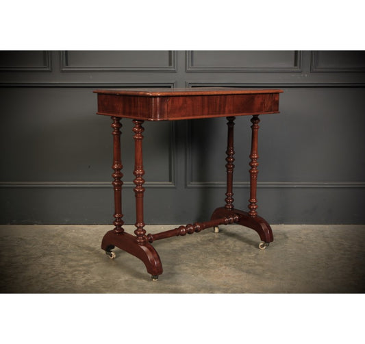 Early Victorian Mahogany Side Table by Heal & Son