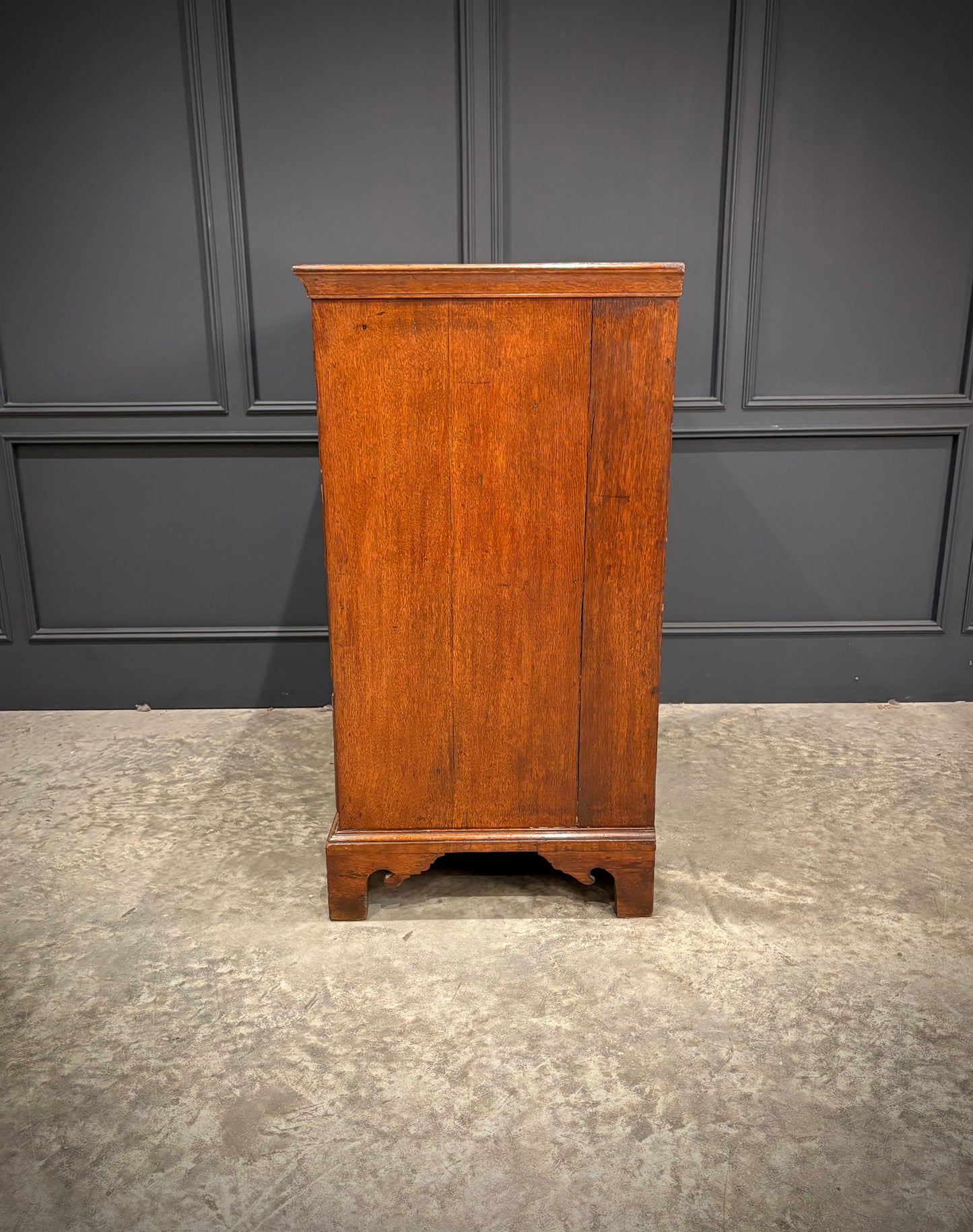 George III Inlaid Oak Chest of Drawers
