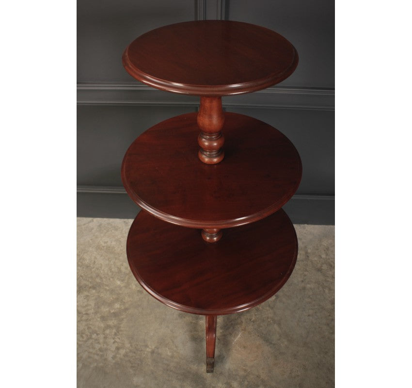 Georgian Mahogany 3 tier Dumb Waiter