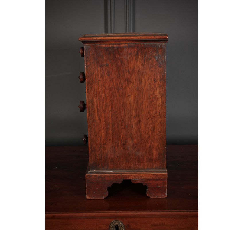 Georgian Mahogany Miniature Apprentice Chest