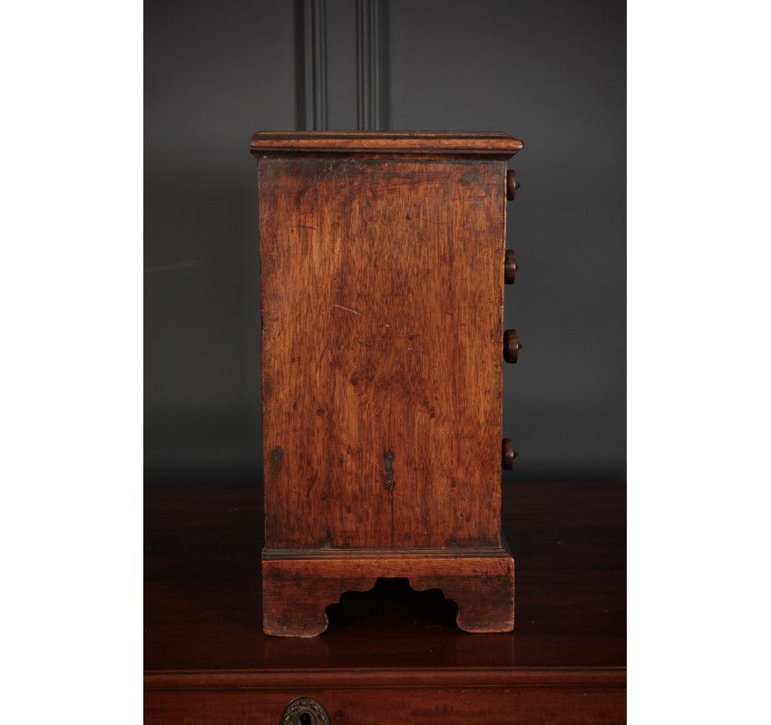 Georgian Mahogany Miniature Apprentice Chest