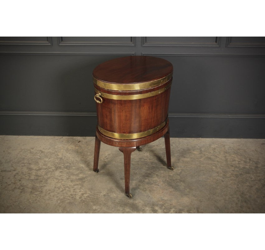 Georgian Mahogany Oval Champagne Bucket