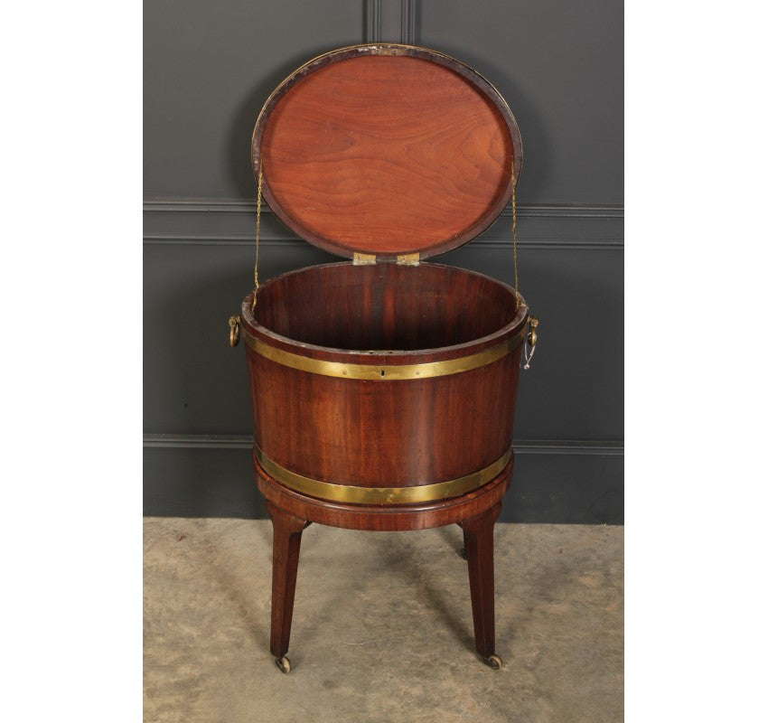 Georgian Mahogany Oval Champagne Bucket