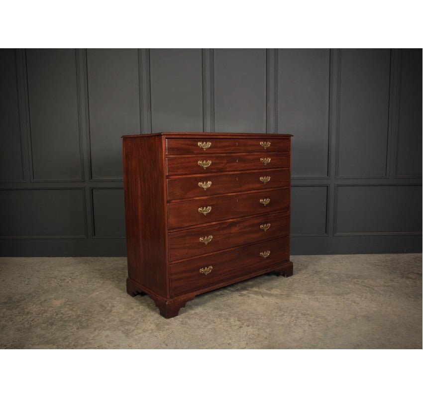 Georgian Mahogany Plan Chest