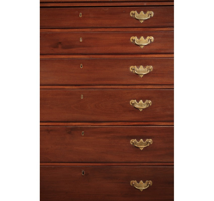 Georgian Mahogany Plan Chest
