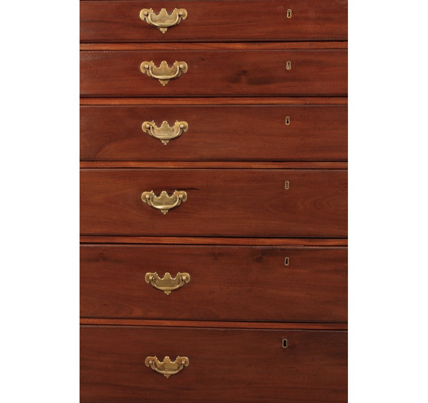 Georgian Mahogany Plan Chest