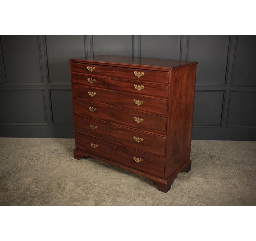Georgian Mahogany Plan Chest