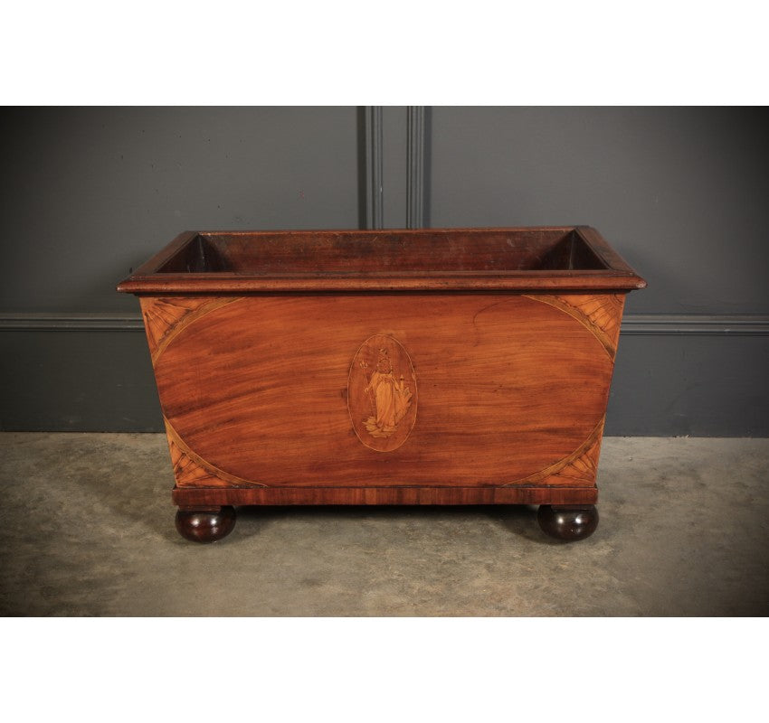Georgian Mahogany Wine Cooler