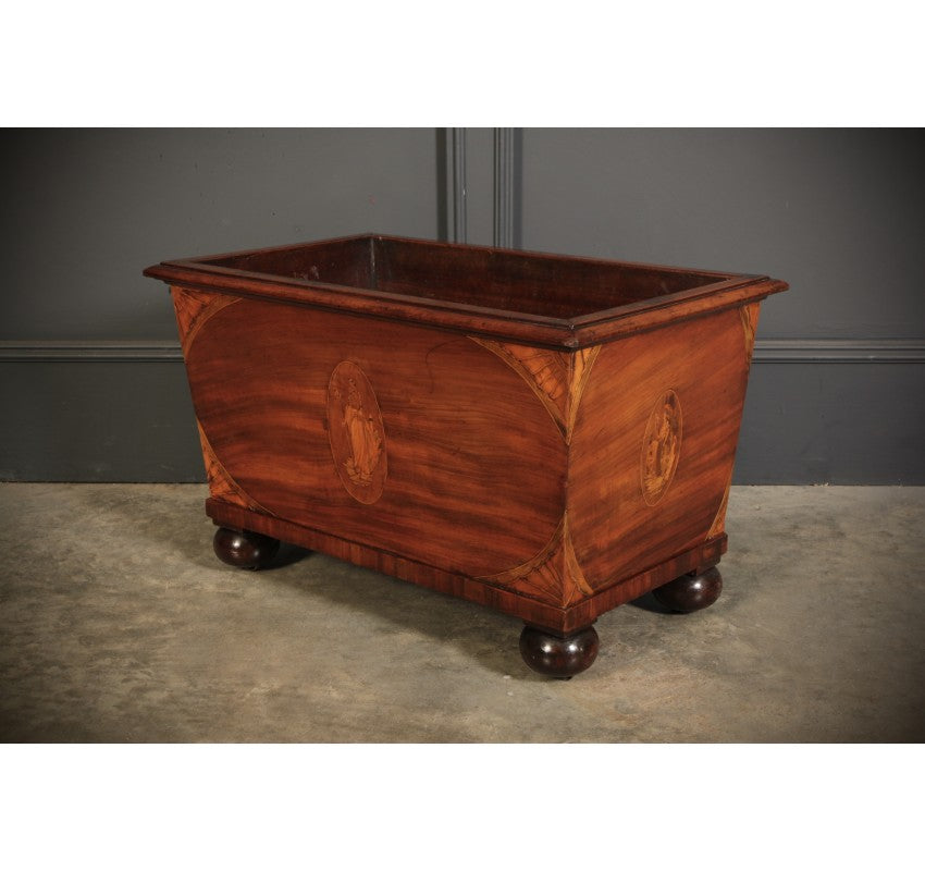 Georgian Mahogany Wine Cooler