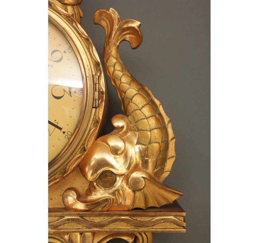 Gilt Cartel Wall Clock