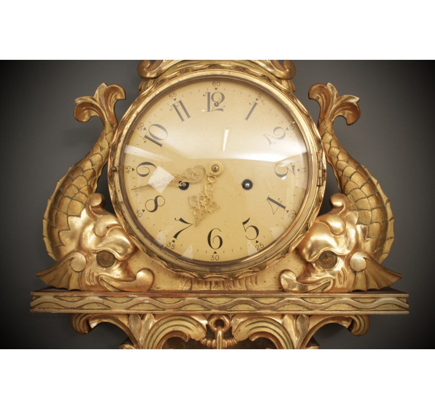 Gilt Cartel Wall Clock