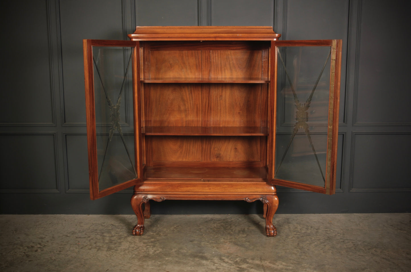 Hardwood Display Cabinet