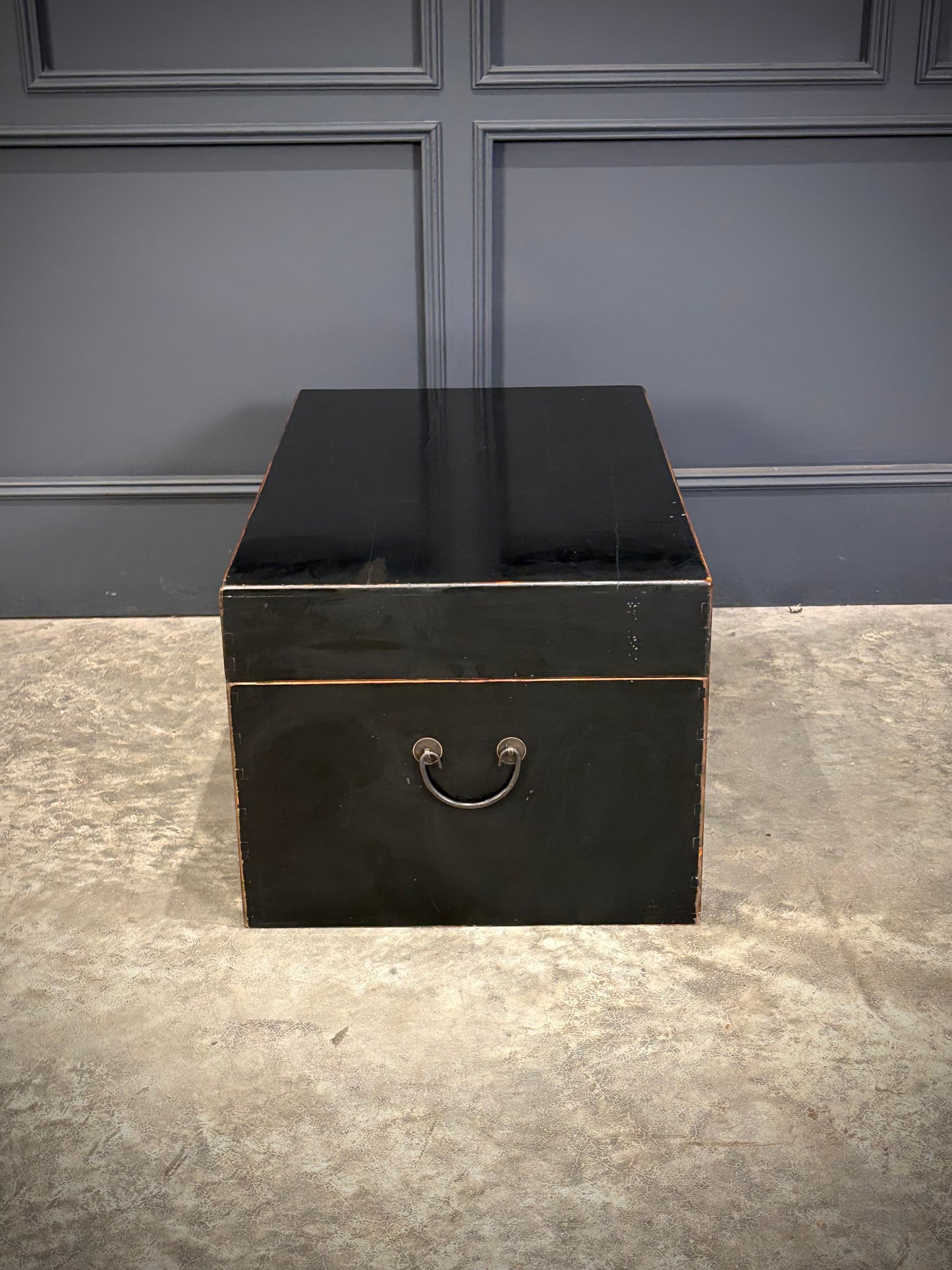 Chinese Lacquered Storage Trunk