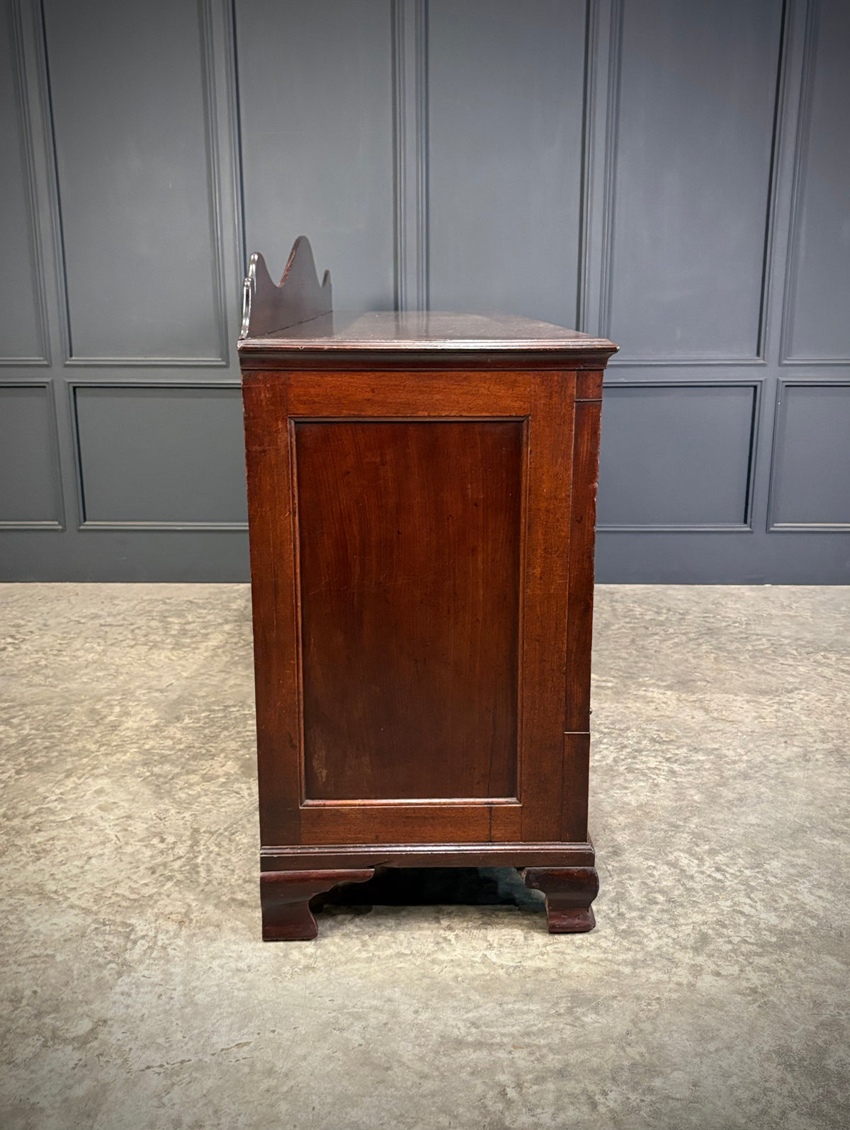 Large 18th Century Mahogany Bank of Drawers