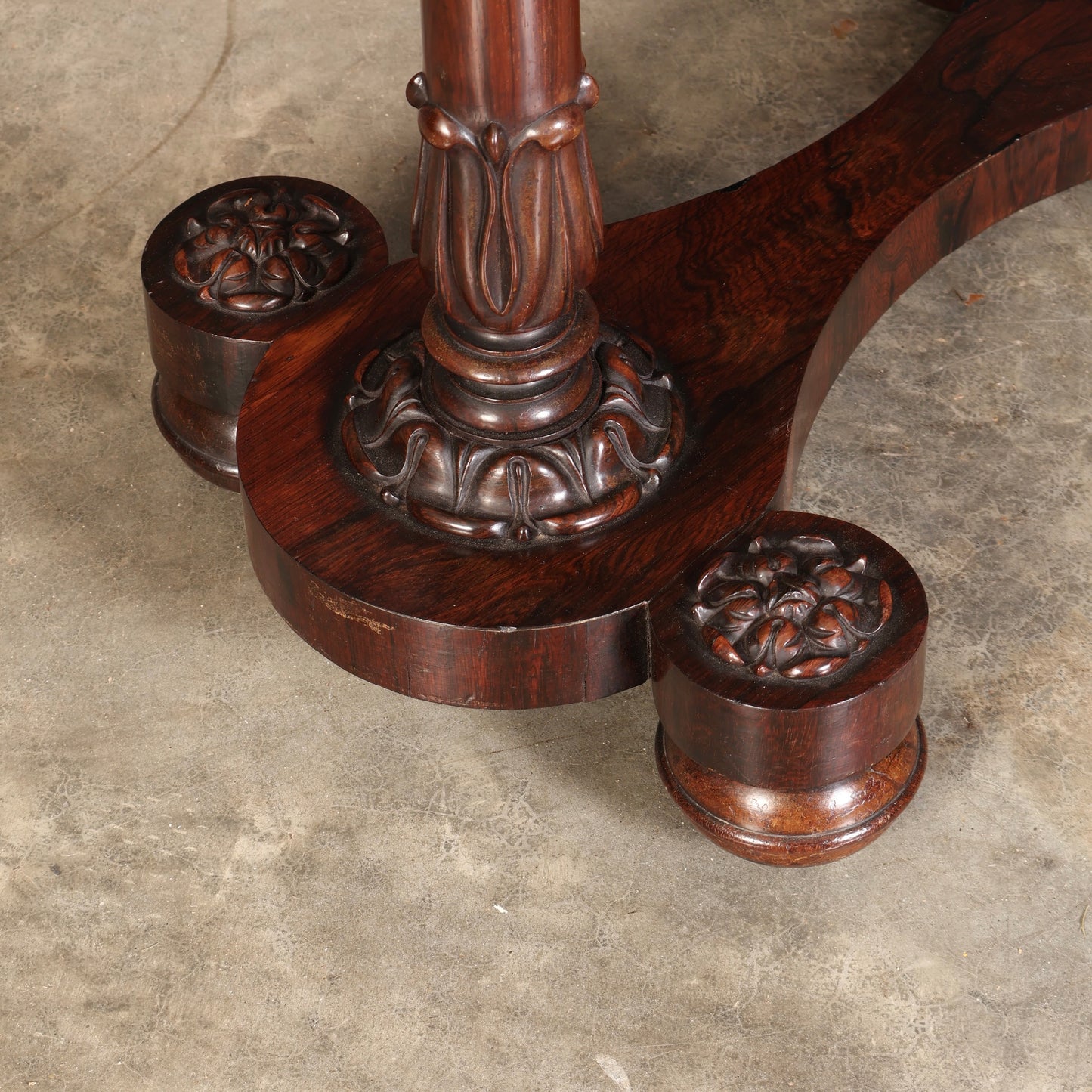 William IV Rosewood Sewing Table