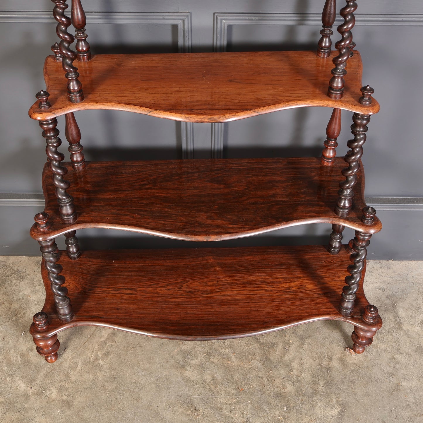 Victorian Rosewood Six Tier Whatnot Stand
