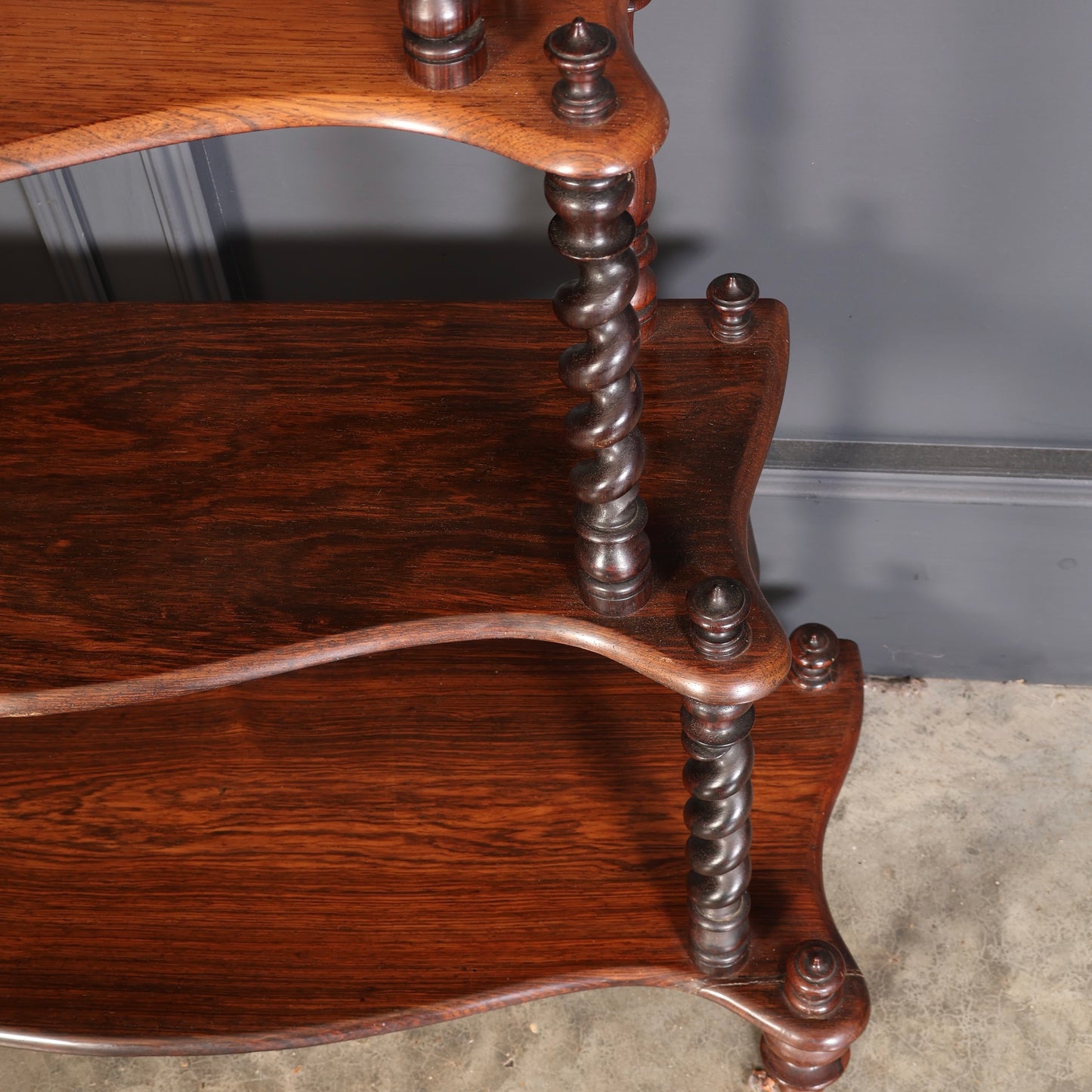 Victorian Rosewood Six Tier Whatnot Stand