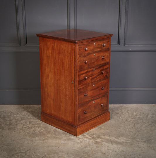 19th Century Mahogany Pedestal Cupboard