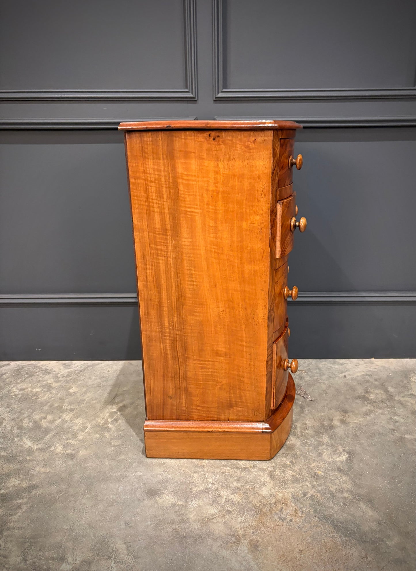 Pair of Victorian Burr Walnut Bedside Chests