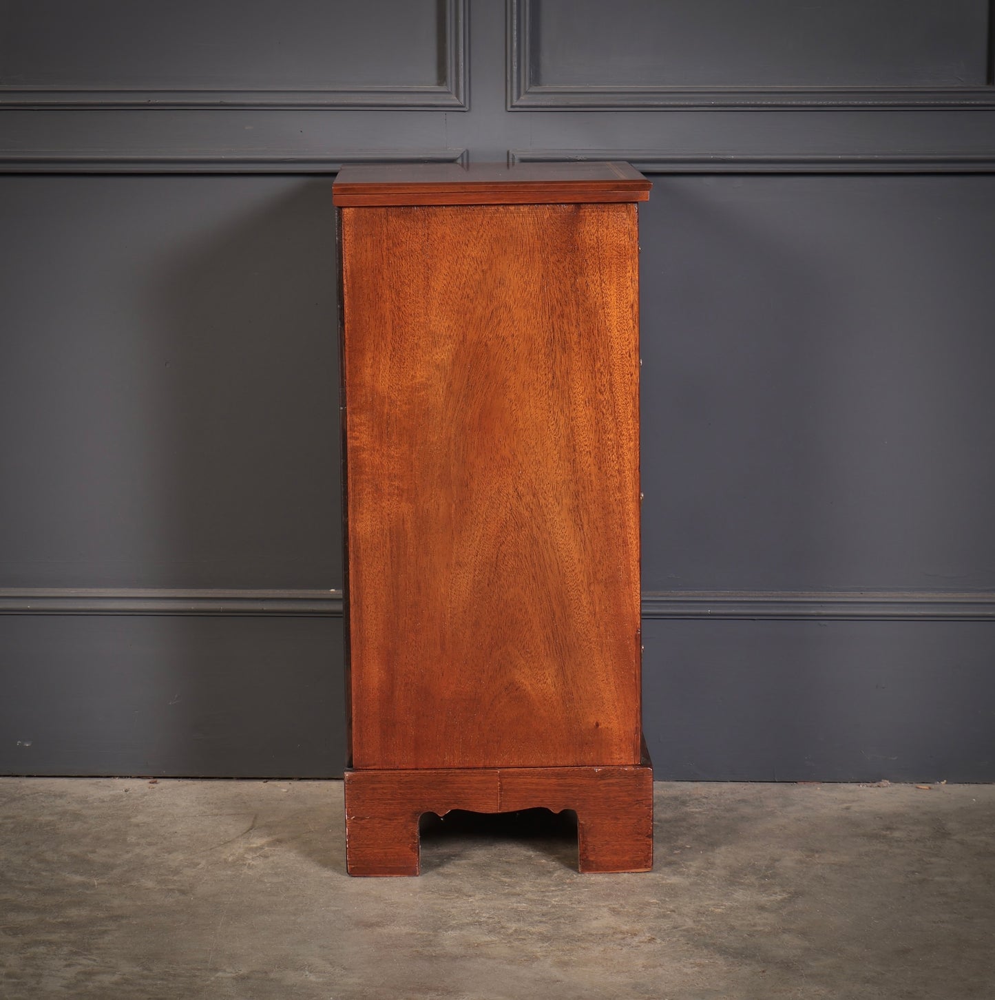 Pair of Inlaid Mahogany Bedside Chests