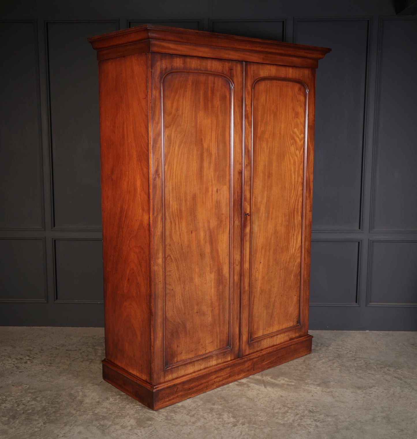 Victorian Mahogany Double Wardrobe