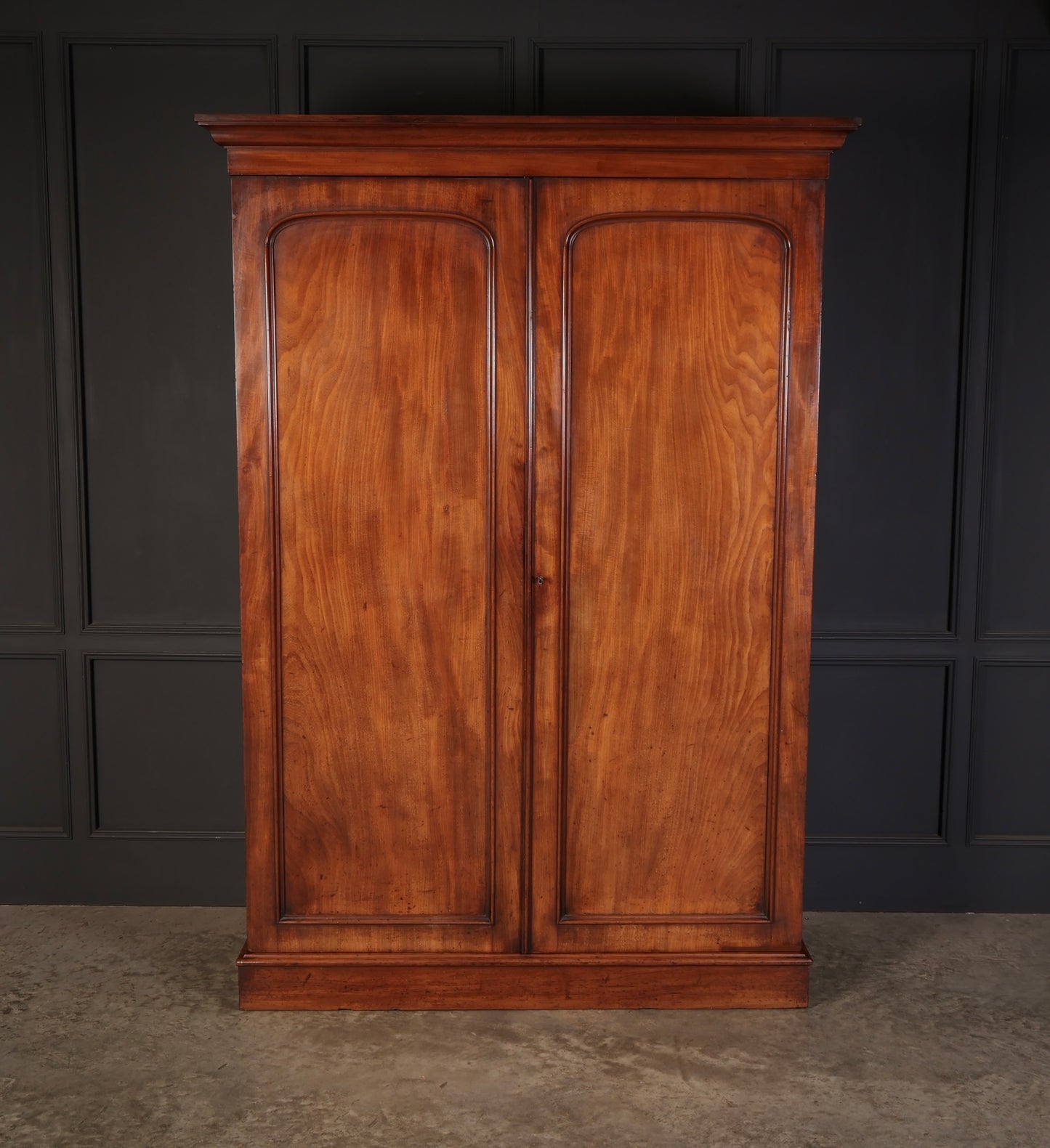 Victorian Mahogany Double Wardrobe