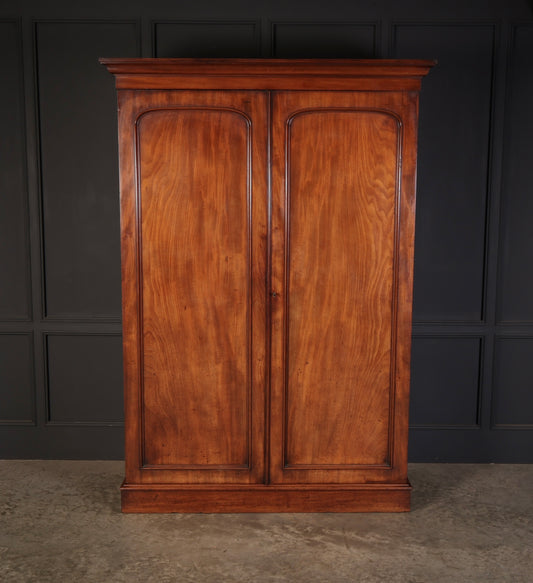 Victorian Mahogany Double Wardrobe