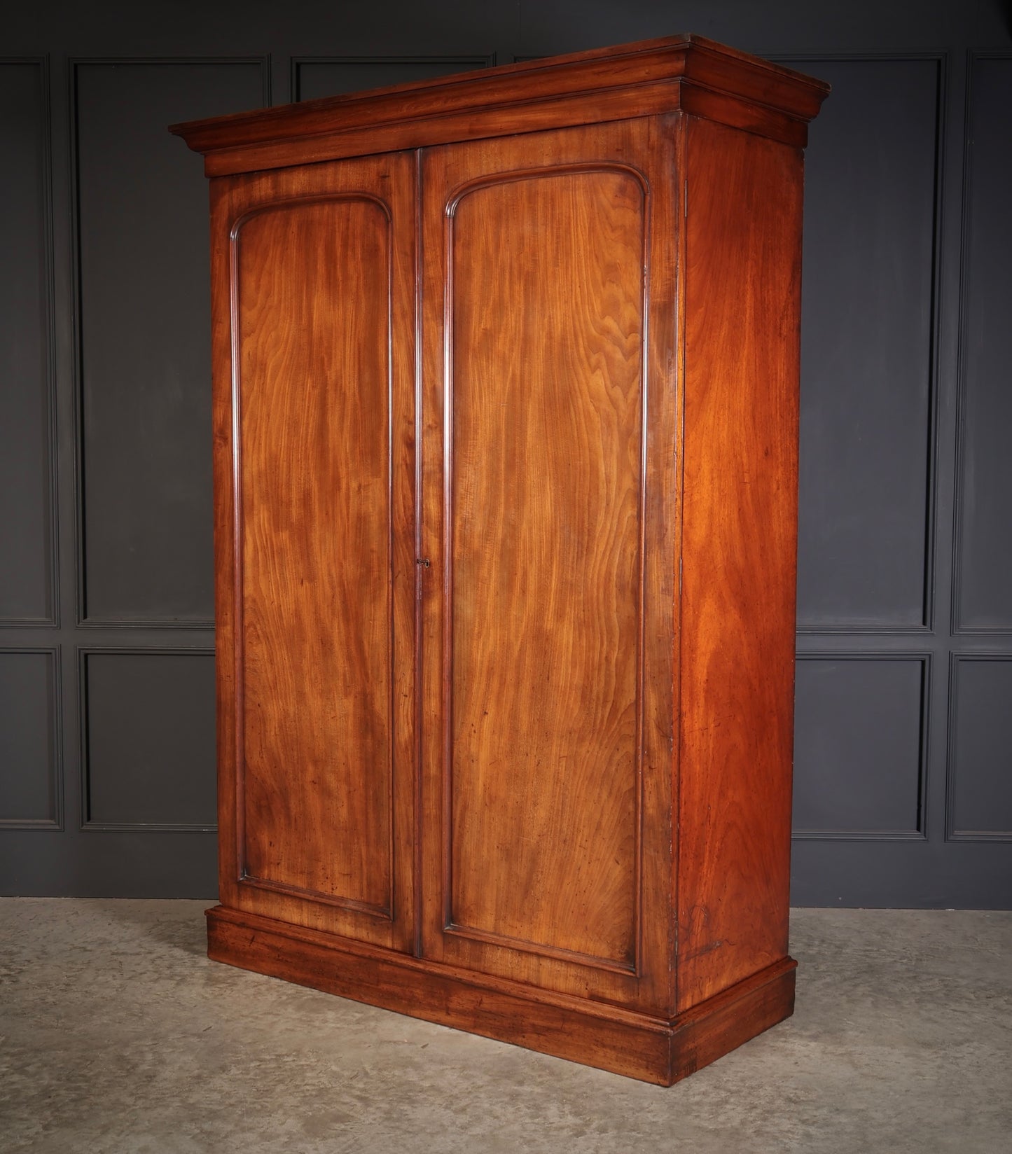 Victorian Mahogany Double Wardrobe