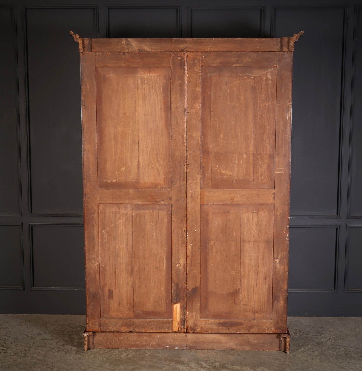 Victorian Mahogany Double Wardrobe