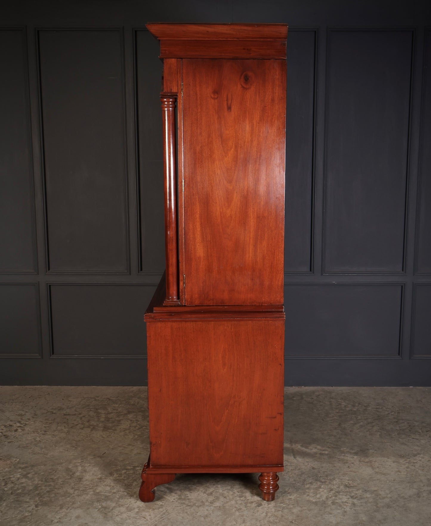 Scottish Mahogany Linen Press