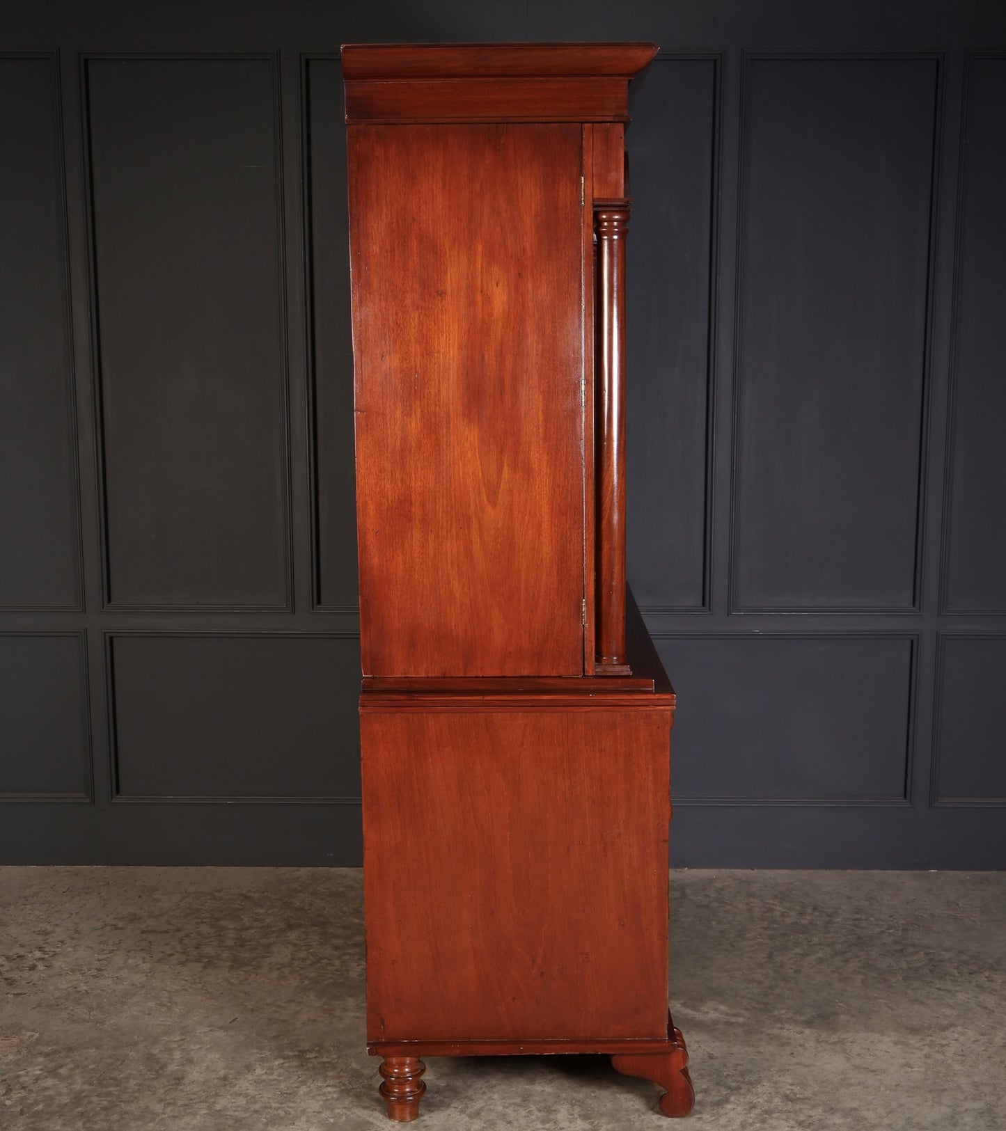 Scottish Mahogany Linen Press