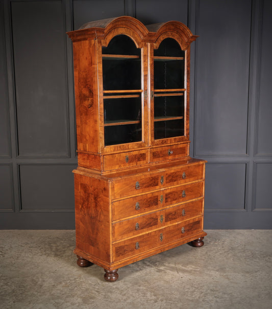 18th Century Walnut Glazed Bookcase