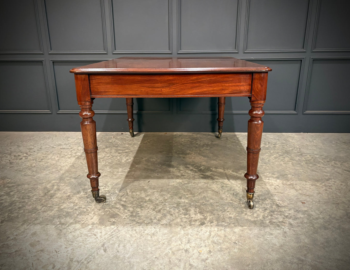 Cuban Mahogany Library Writing Table