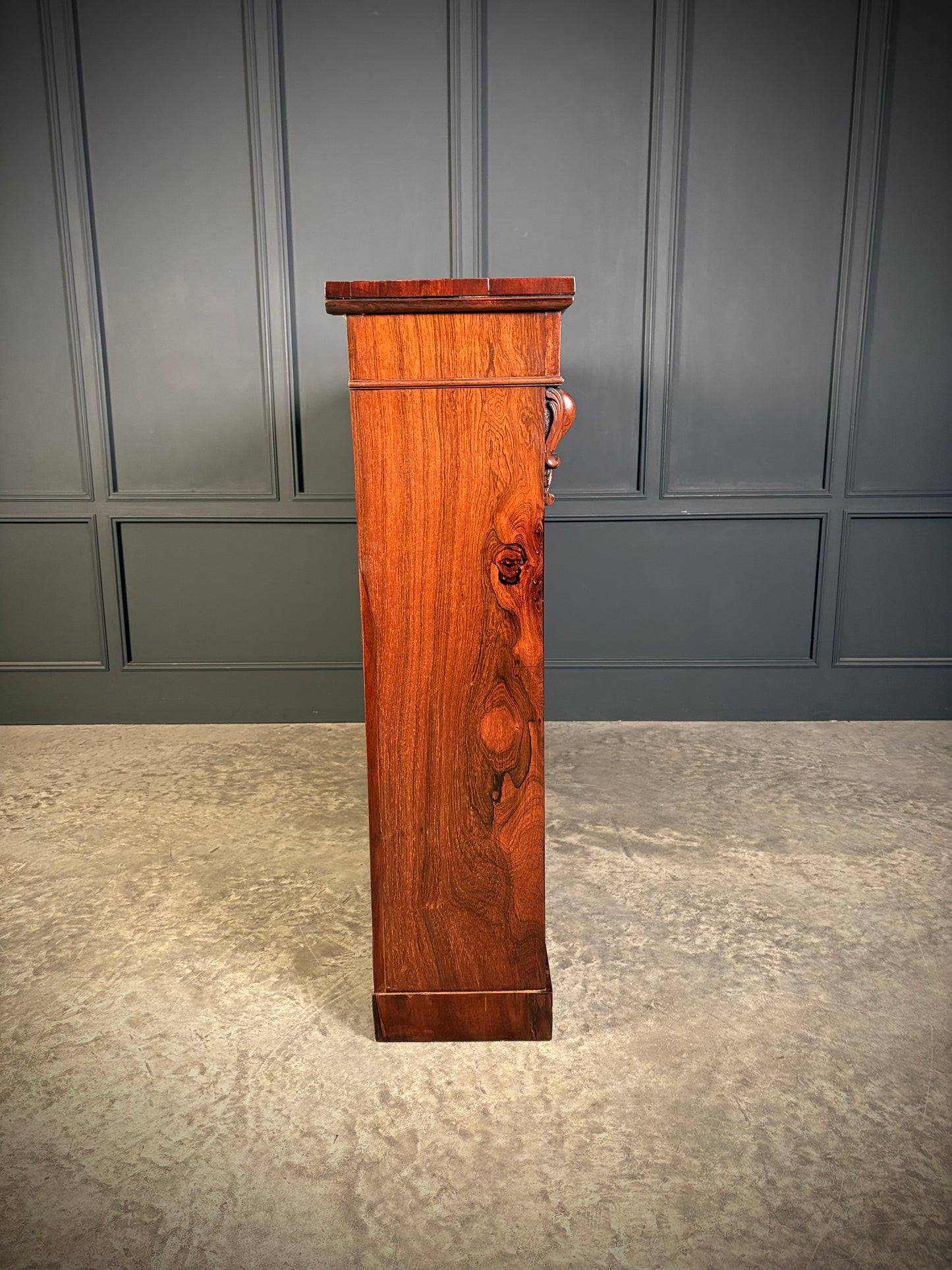 Victorian Rosewood Open Bookcase