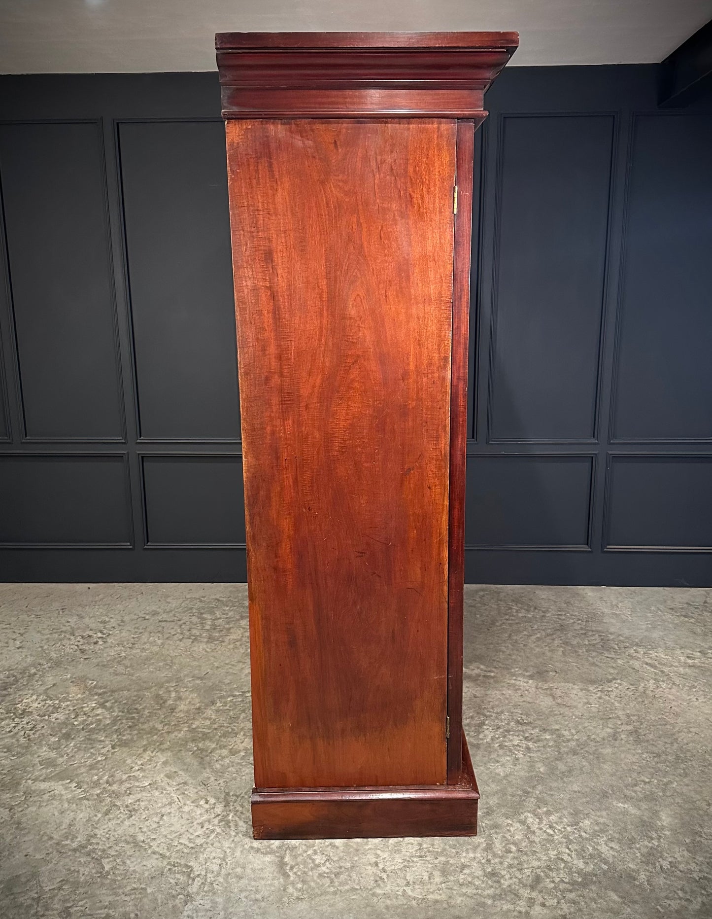 Victorian Mahogany Triple Wardrobe