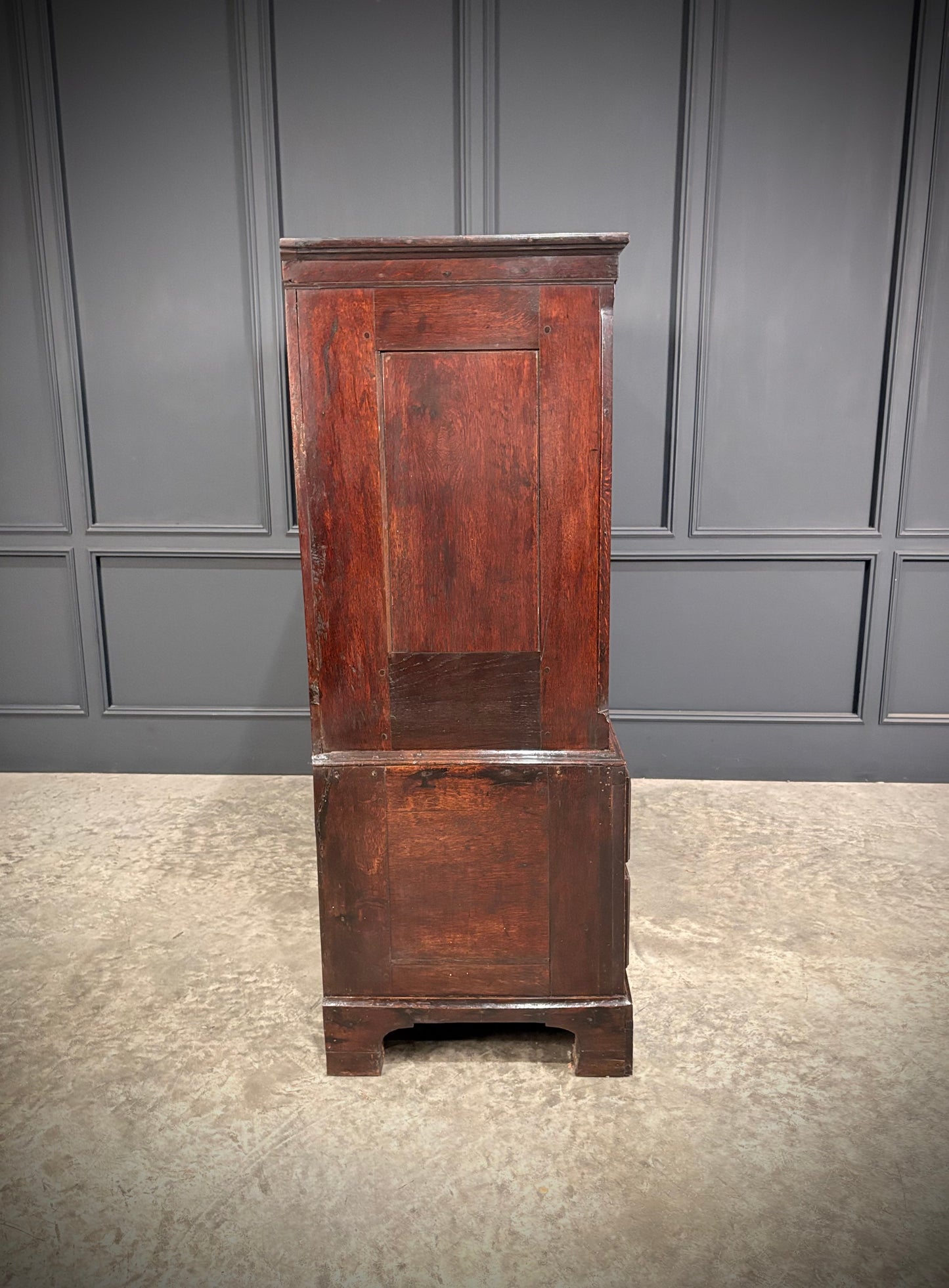 18th Century Dwarf Oak Housekeepers Cupboard